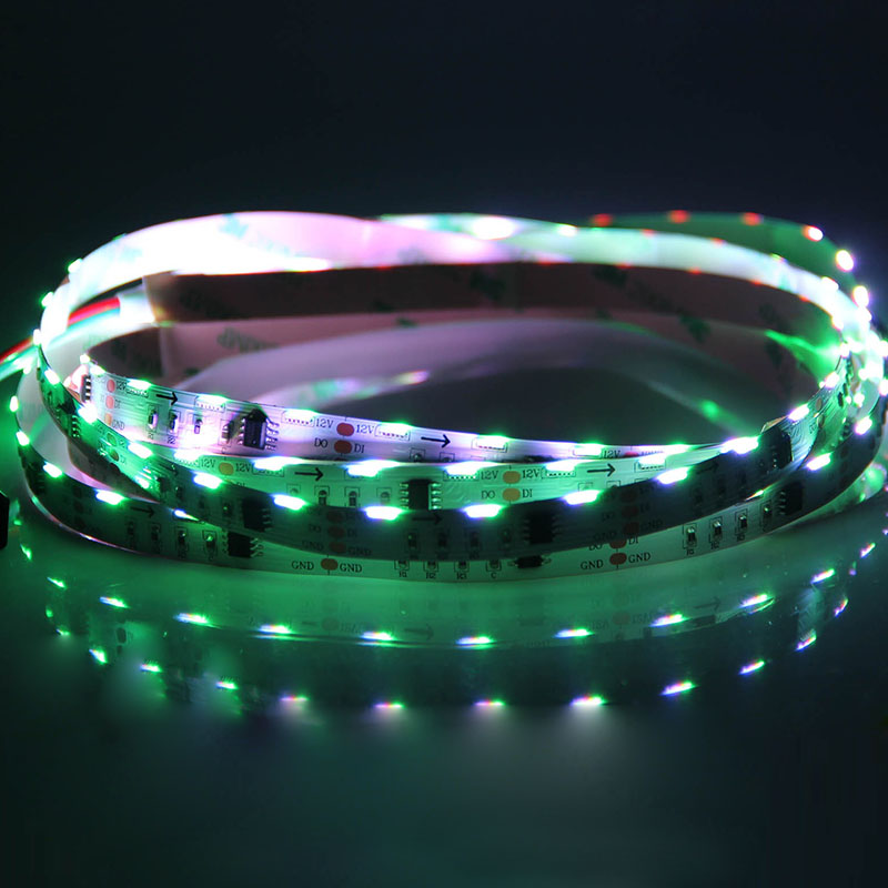 60 020SMDs/m Addressable Side Emitting LED Light Strips - 12VDC 60 020SMDs/m Addressable Side Emitting LED Light Strips - 12VDC